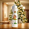 800ml Capybara Cute Water Cup with Straw & Handle Travel Water Bottle for Sports