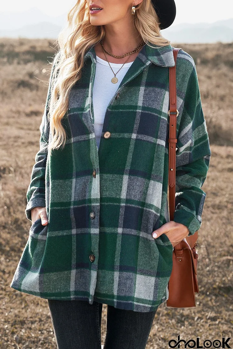 Plaid Shirt Jacket