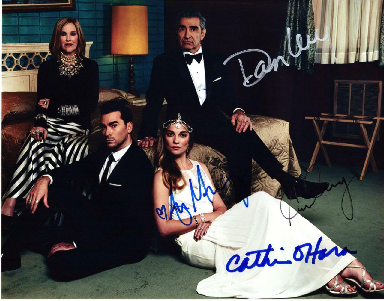 O'Hara Daniel Levy Annie Murphy Levy autographed 11x14 Picture signed Photo Poster painting COA