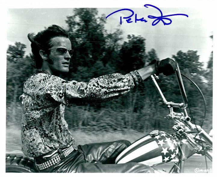 Peter Fonda (Easy Rider) signed 8x10 Photo Poster painting COA