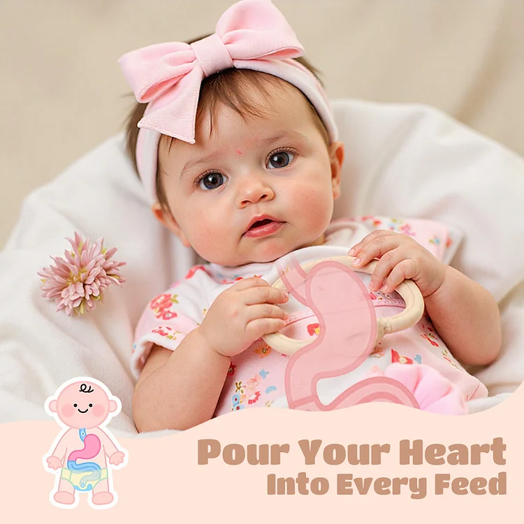 [Drink & Wet System] 12" & 16" & 20" Reborn Dolls with Flexible and Ultra Soft Touch, Toddler Dolls with Hand Craftsmanship