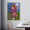 Diamond Painting-5D Full Round Drill  Big Eyes Girl
