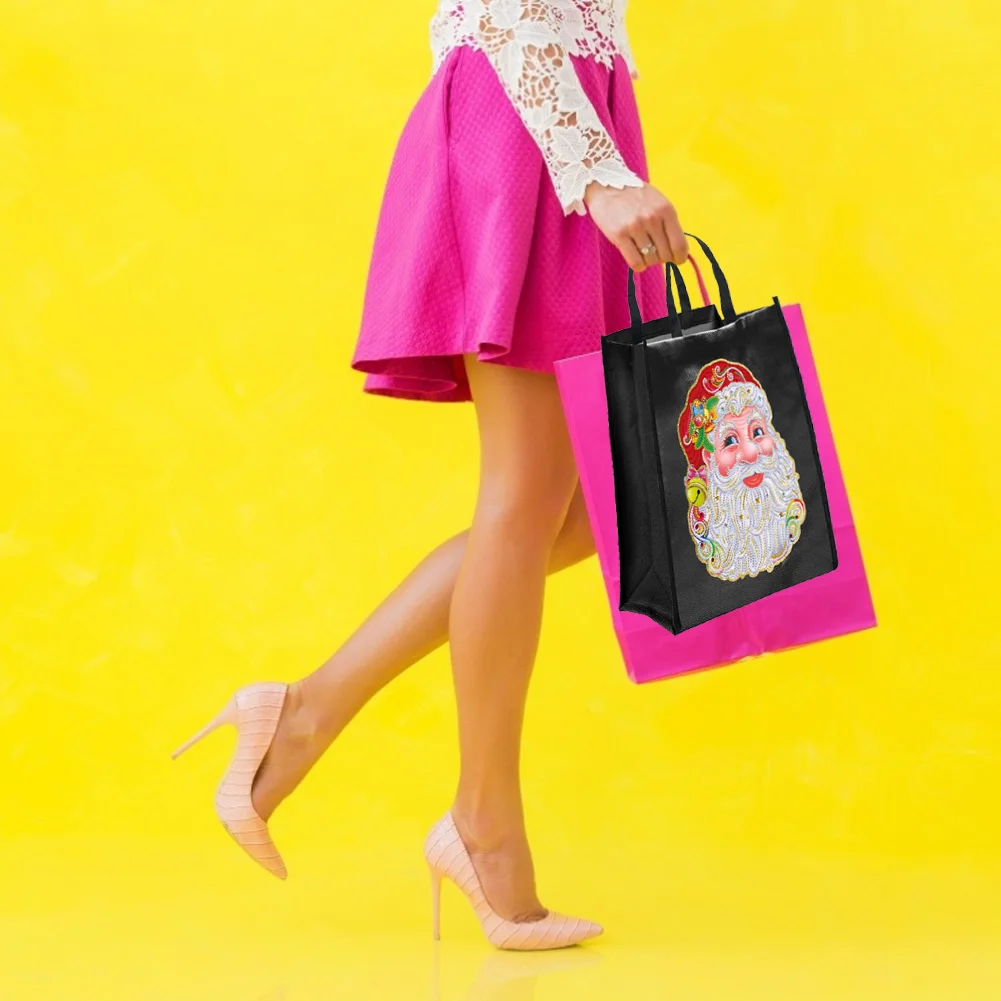 DIY Diamond Painting Eco-Friendly Bag - Santa Claus