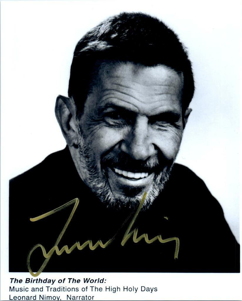 Leonard Nimoy autographed 8x10 signed Photo Poster painting Picture Pic and COA