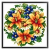 Flower - 9CT Partial Beaded Cross Stitch Kit(36x36cm)