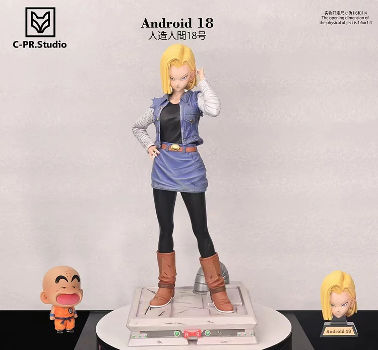 PRE-ORDER CPR studio Dragon Ball Android 18 1:6/1:4 Statue GK