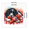 Dog And Bear-11CT Stamped/Counted Cross Stitch 40*40cm/15.75*15.75in tapestrymarket