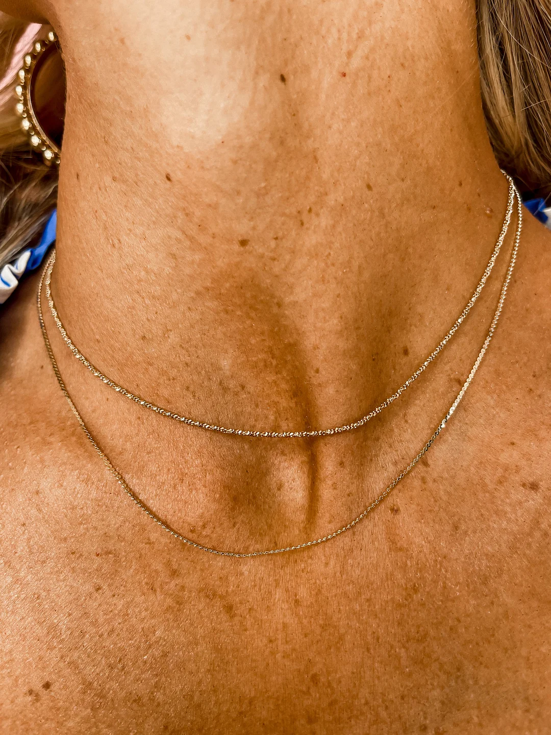 Unspoken Moment Dainty Layered Chain Necklace