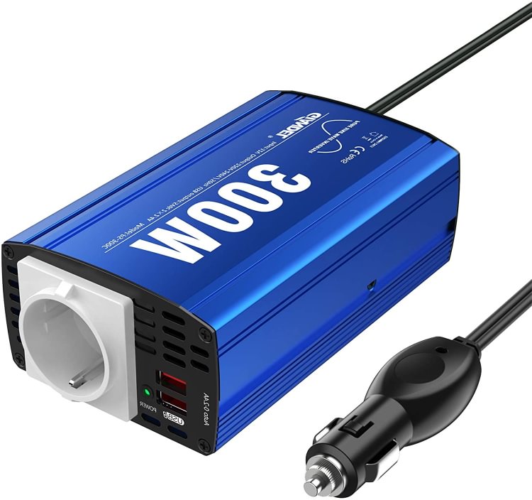 USB Anschluss 24V 230V Geräte 300W Stromwandler 300 Watt Wechselrichter 