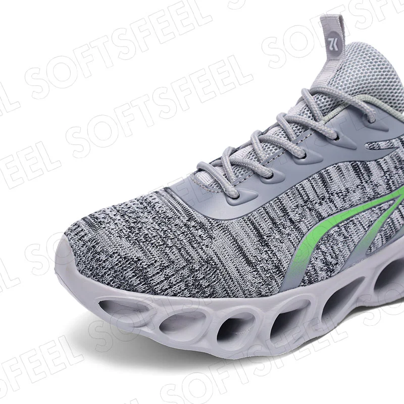 Softsfeel Women's Relieve Foot Pain Perfect Walking Shoes - Gray