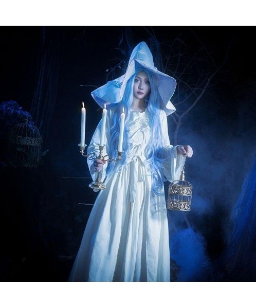 Elden Ring Witch Ranni Halloween Dress Cosplay Costume HW25