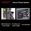 Raytools Laser Collimator & Focusing Lens F100/F125/F150/F200 2Pcs/Set JGS1 for Raytools WSX Bodor Laser Head BM110 BM114 BT240S
