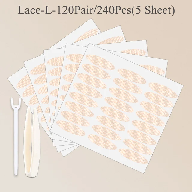 Invisible mesh lace sticker.240pcs/5pack