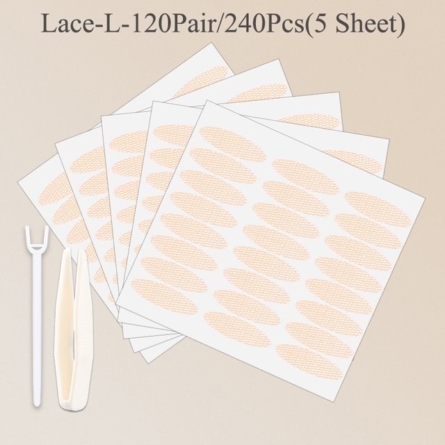 Invisible mesh lace sticker.240pcs/5pack