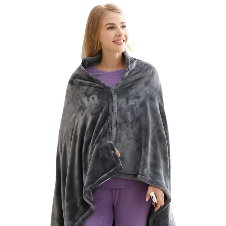 Electric Heating Plush Blanket-USB Heating Warm Shawl