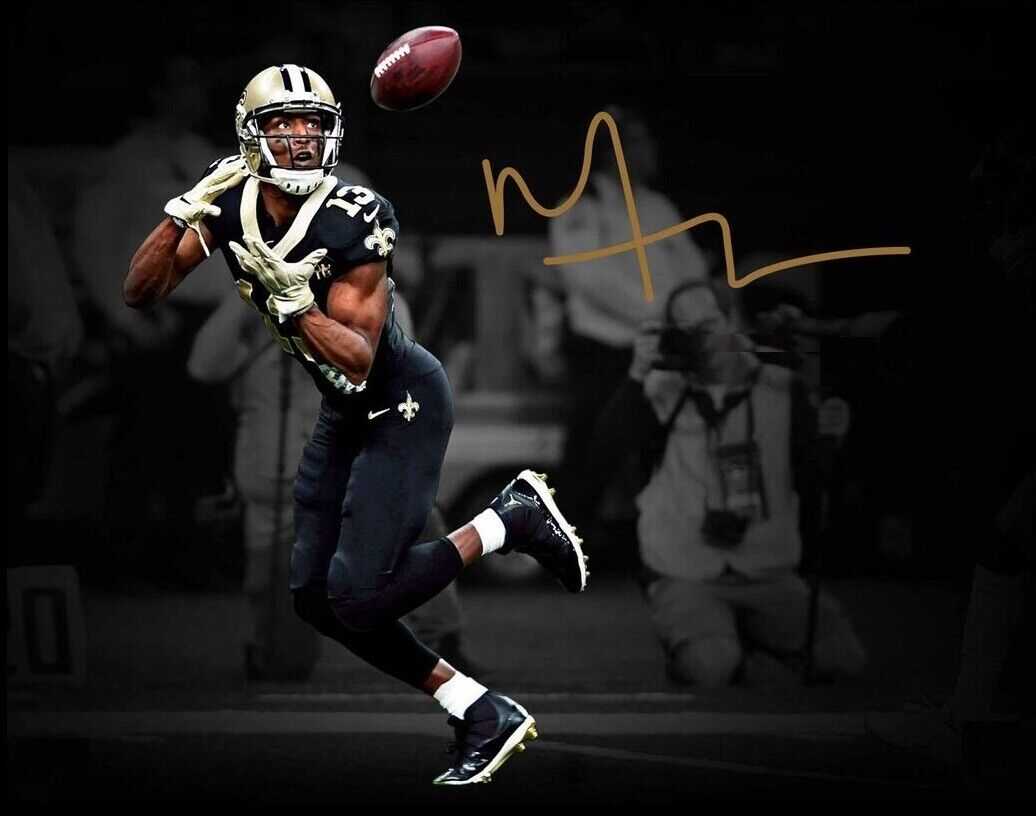 Michael Thomas Autographed Signed 8x10 Photo Poster painting ( Saints ) REPRINT