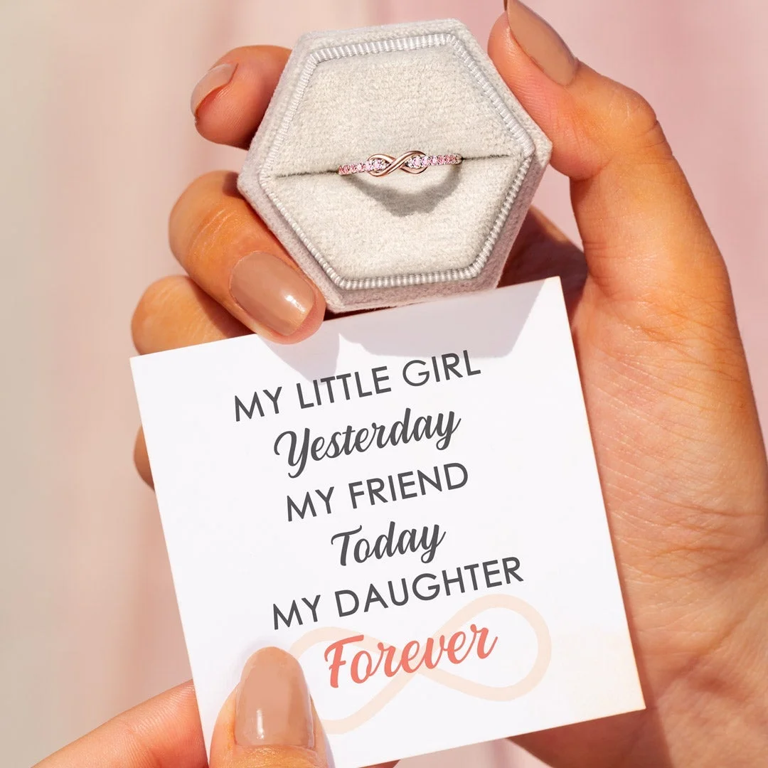 My Daughter Forever Infinity Ring