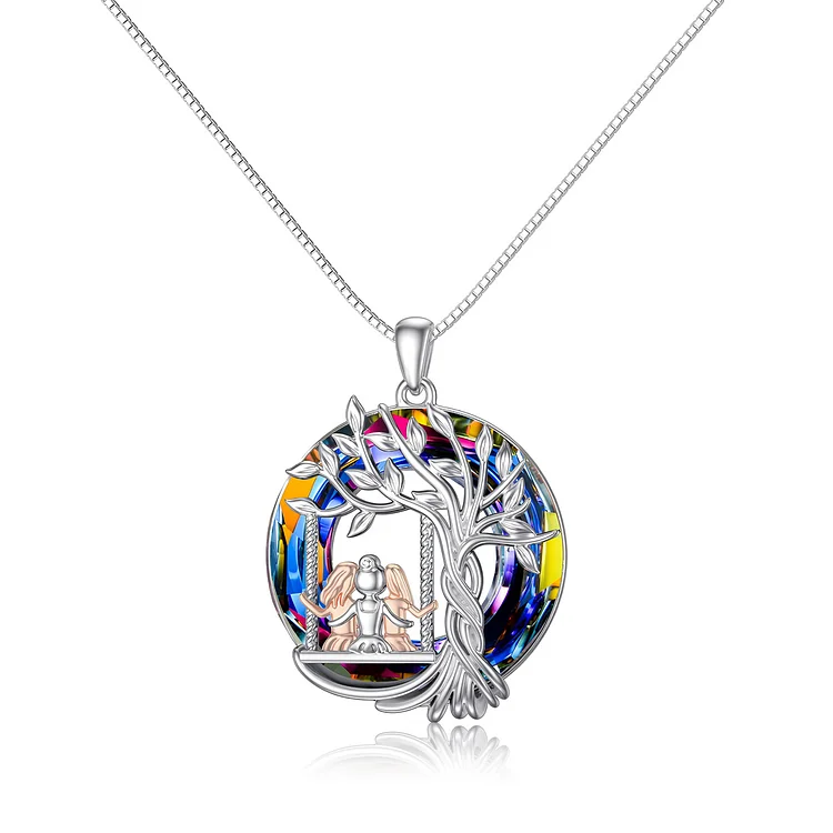 For Friend - S925 Thank You for Being My Unbiological Sister Tree of Life Sisters Necklace - 3 Sisters