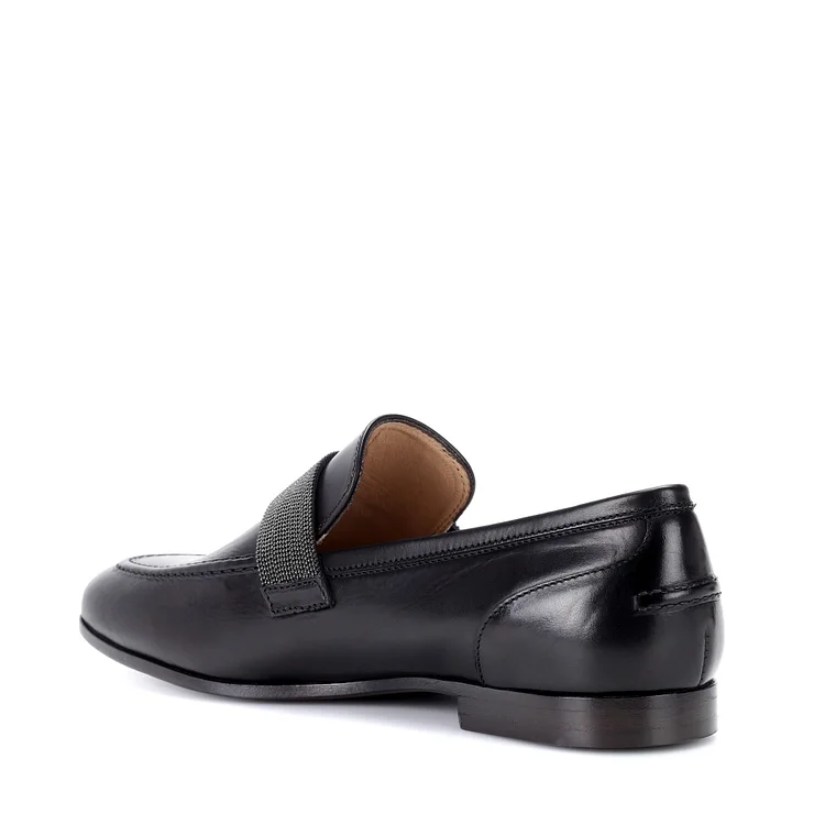 Black Office Comfortable Round Toe Flats Vdcoo