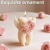 3D Wings Teeth Rose Flower Mould Silicone Wave Spiral Candle Mould Reusable Easy To Demold for Wedding Valentine Day DIY Home Decor