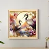 Crane Glass Painting-Full Round Diamond Painting 40*40CM