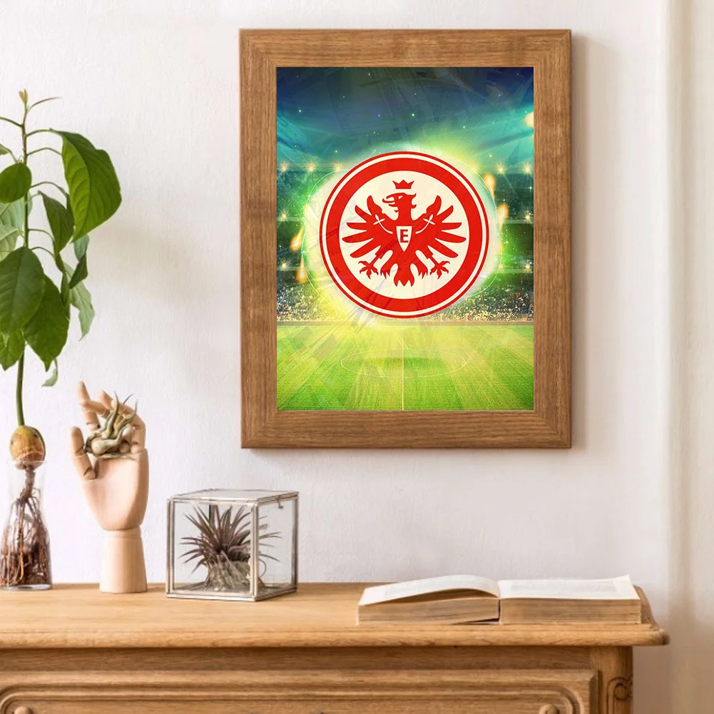 Diamond Painting - Full Round Drill - Frankfurt Football Team(30*40cm)