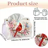 Cardinal Plum DIY PULeather Diamond Painting Tissue Box for Adults Beginners Large Size Diamond Art Paper Storage Holder for Living Room Bathroom Table Decor