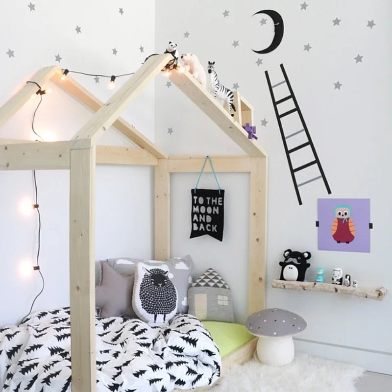 Baby Nursery Little Stars Wall Stickers For Kids Room Wall Decal Children Room Wall Sticker Kids Room Wall Art Home Decoration