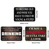 3PCS Funny and Humorous - Metal Tin Signs Set(8*12Inch/12*16Inch)