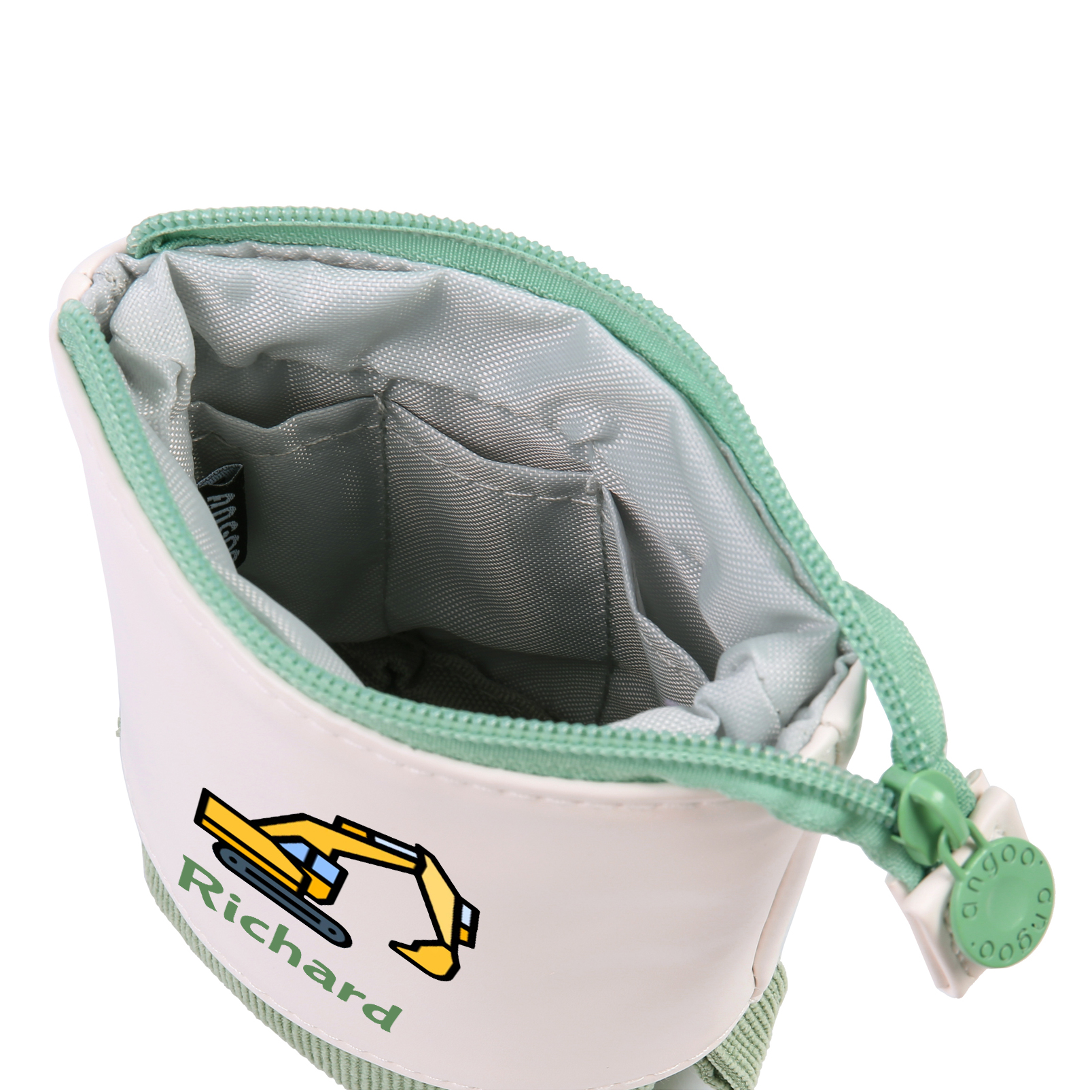 Personalised Pencil Case Custom Name & Vehicle Pattern Pen Pouch Back To School Gift for Sons Daughters-Jessemade AU