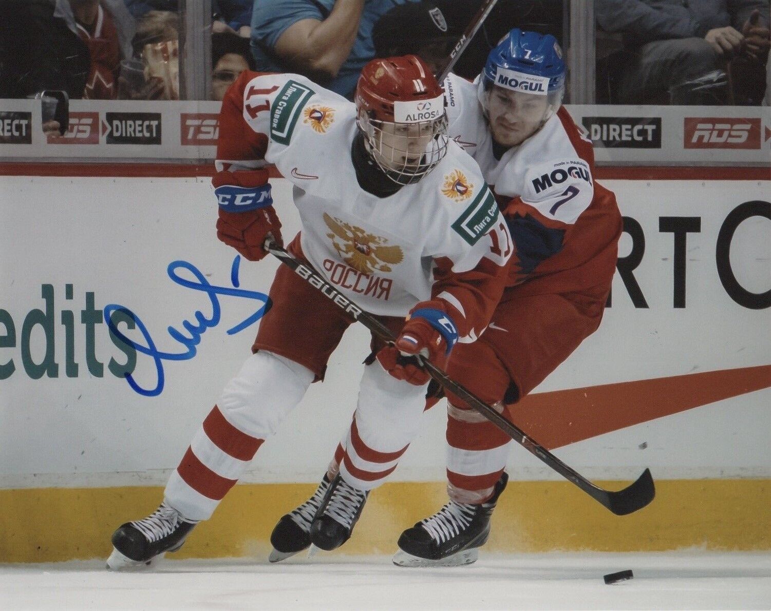 Russia Vasili Vasily Podkolzin Autographed Signed 8x10 IIHF Photo Poster painting COA #6