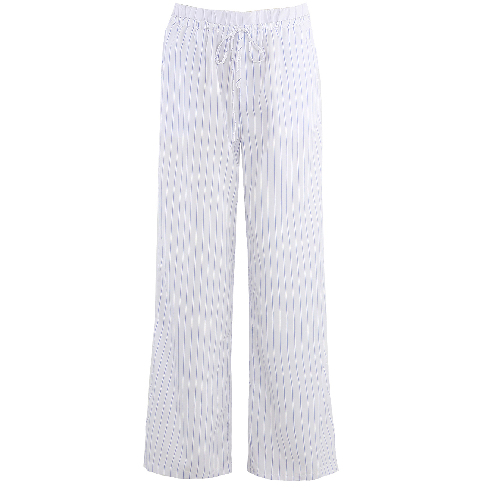 Marzikers fall outfits women set Combhasaki Women's Y2K Striped Fake Two-Piece Double Waist Long Pants Drawstring High Waist Straight Leg Trousers with Pockets