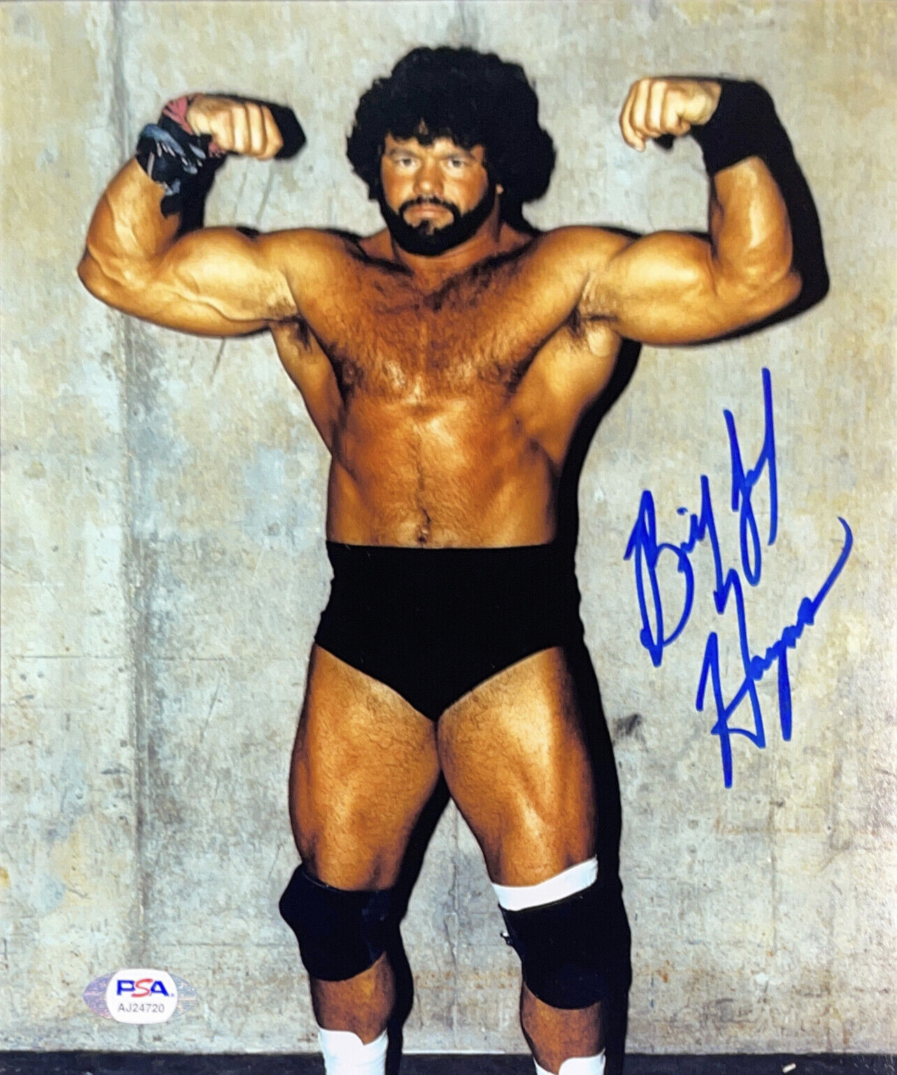 WWE BILLY JACK HAYNES HAND SIGNED AUTOGRAPHED 8X10 Photo Poster painting WITH PSA COA 1 RARE