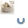 2 In 1 Dog And Cat Bed Pet Winter Bed Round Plush Warm Bed House Soft Long Plush Pets Bed Pet Products