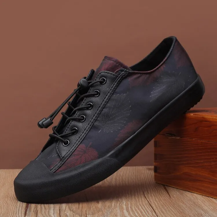 2021 New Fashion Men's Lace-up Leather Business Casual Shoes Trend Shoe Cool Loafers Flats Designer Shoes Man High Quality Tenis