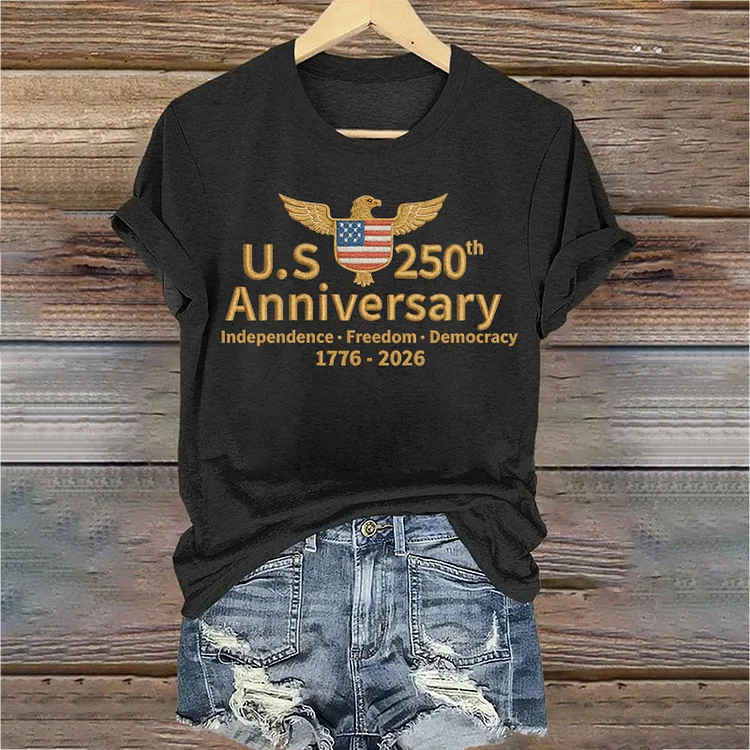 US 250th Anniversary Veterans Print Women's T-Shirt socialshop