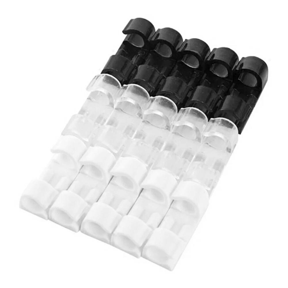 

20pcs Wire Fixed Clips Network Cables Holder Clamp USB Line Cord Organizer, 501 Original