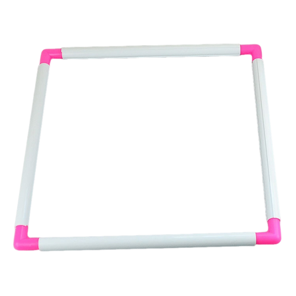 Square Rectangle Embroidery Hoop Handheld Cross Stitch Frame Plastic Clip Frame