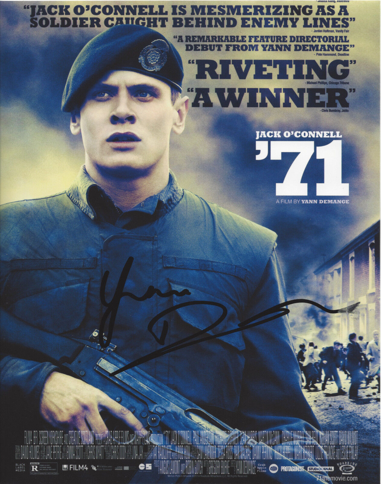 DIRECTOR YANN DEMANGE SIGNED AUTHENTIC '71 8X10 Photo Poster painting w/COA WHITE BOY RICK