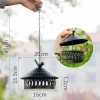 Camping Incense Burner - Portable Incense Burner | Windproof Iron Fly Incense Burner with Hanging Lid for Outdoor Garden