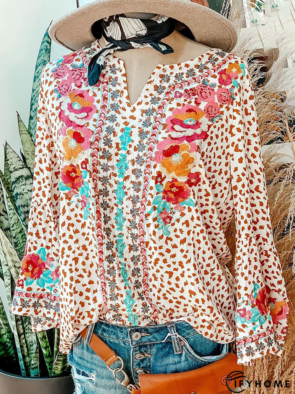 Boho Printed Top | IFYHOME