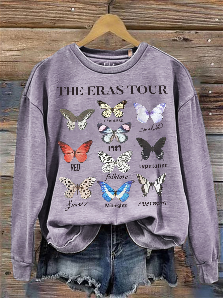 The Eras Tour Butterflies Washed Sweatshirt