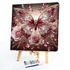 (US Only)Paint By Numbers Kit On Canvas DIY Oil Art Butterfly Picture Home Decor40x40cm
