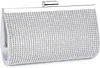 BAIGIO Damen Abendtasche Clutch Tasche Elegant Handtasche mit Strass fur Party Hochzeit