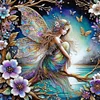 Fairy-18CT Stamped Cross Stitch 30*30cm/11.81*11.81in
