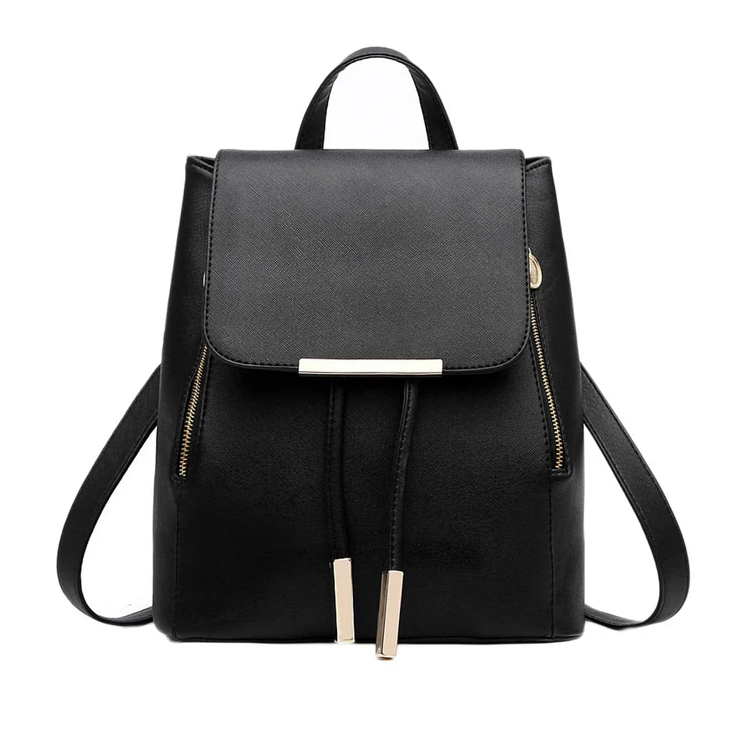 Mini Backpack Purse PU Leather Rucksack Purse Ladies Casual Shoulder Bag for Women