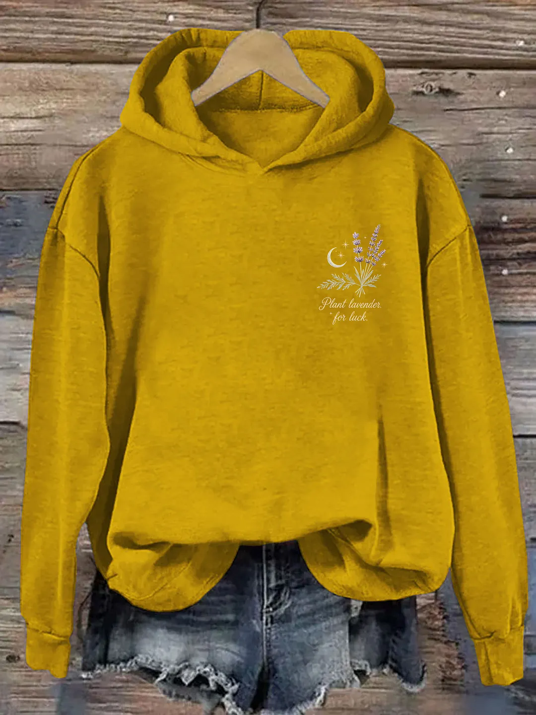 Plant Lavender For Luck Hoodie