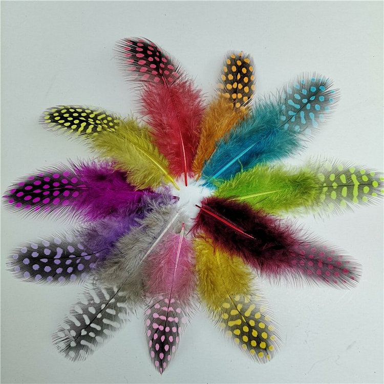 Guinea Fowl Feather Accessories for Hats