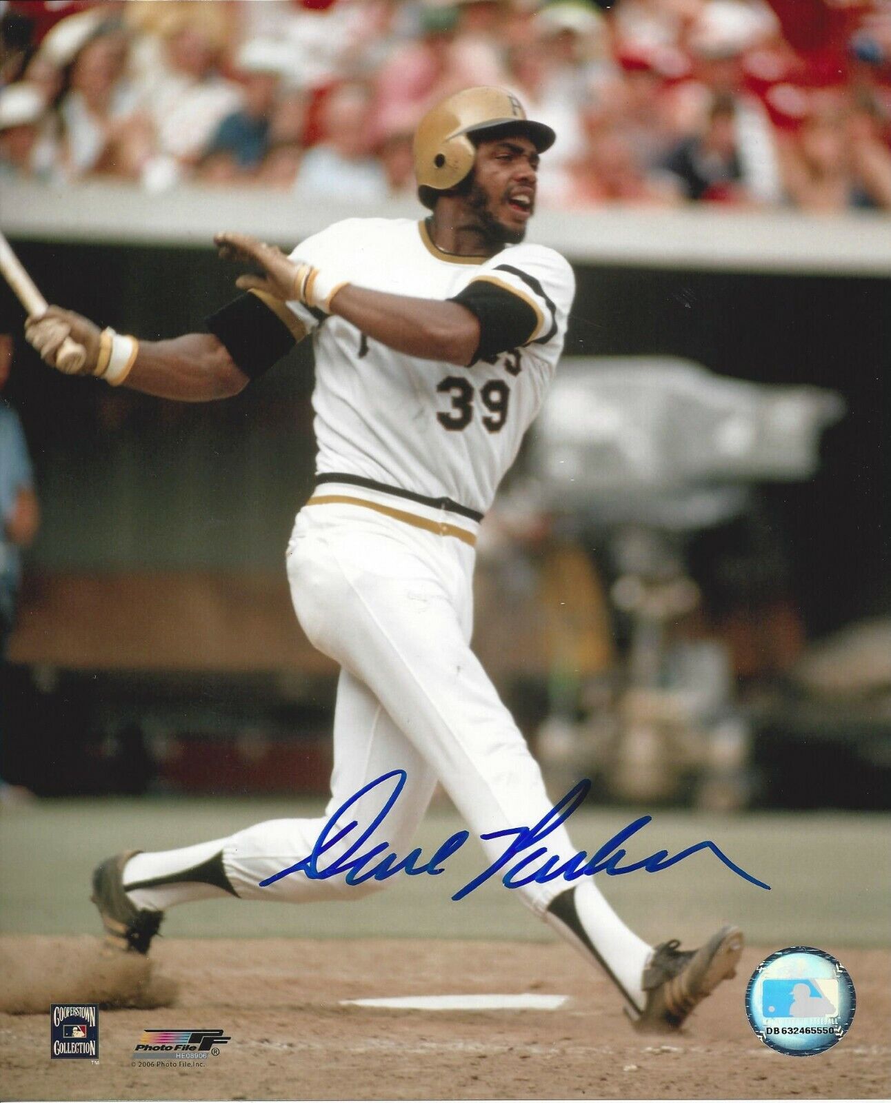 Dave Parker Autographed 8x10 Pittsburgh Pirates#4