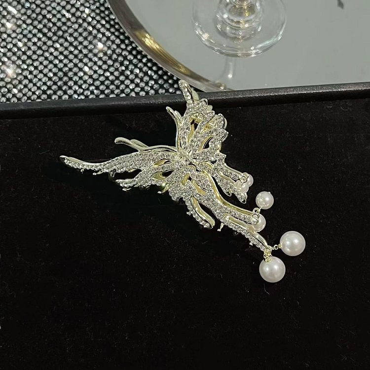 Diamond Butterfly Claw Hair Clip KERENTILA